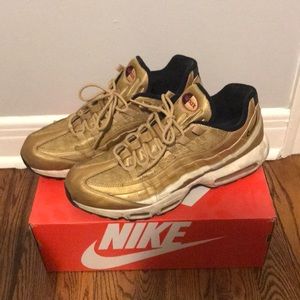 Mike air max 95 premium Qs metallic gold